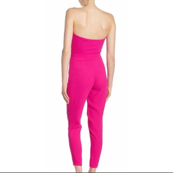 Alexia Admor Woman’s pink strapless jumpsuit size 8 - Picture 13 of 13